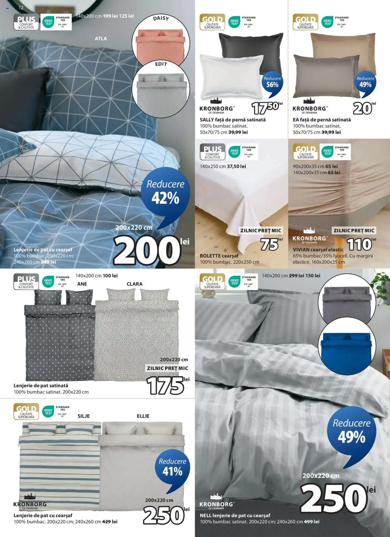 Catalog JYSK – valabil de la 04.08.2025 | Pagină: 12 | Produse: Pat, Lenjerie de pat, Pernă, Față de pernă
