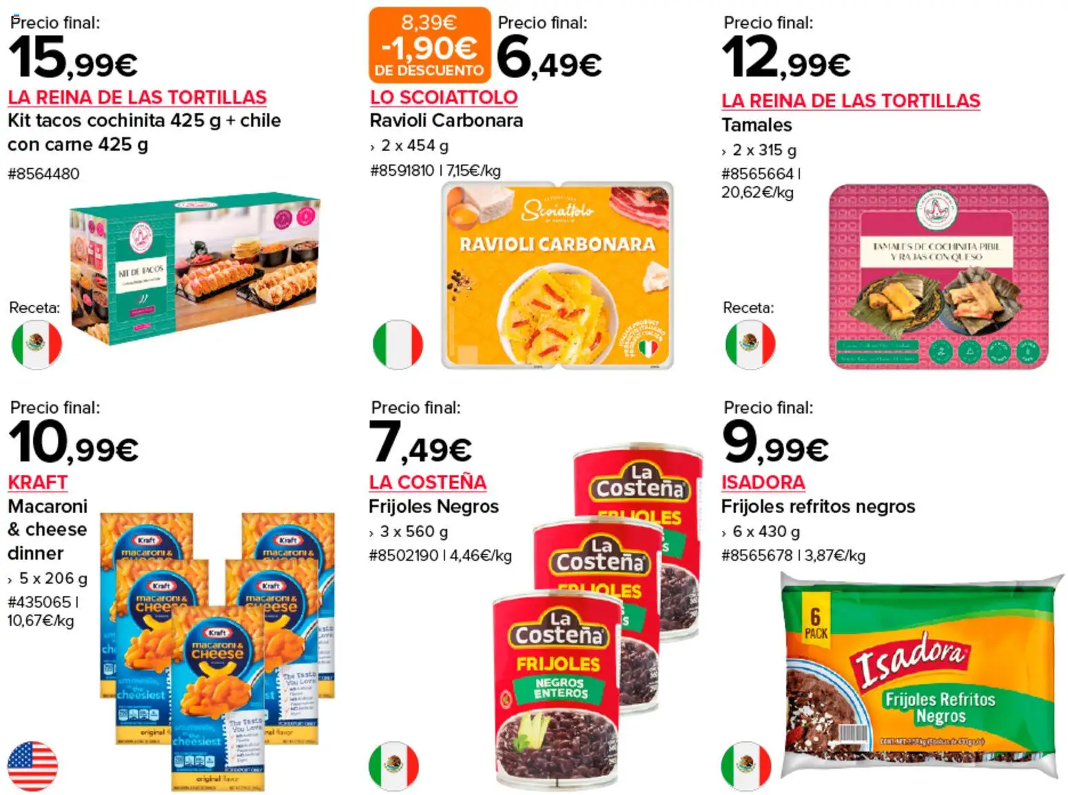 Costco catálogo │ válido desde el 15.01.2026 | Página: 3 | Productos: Tacos