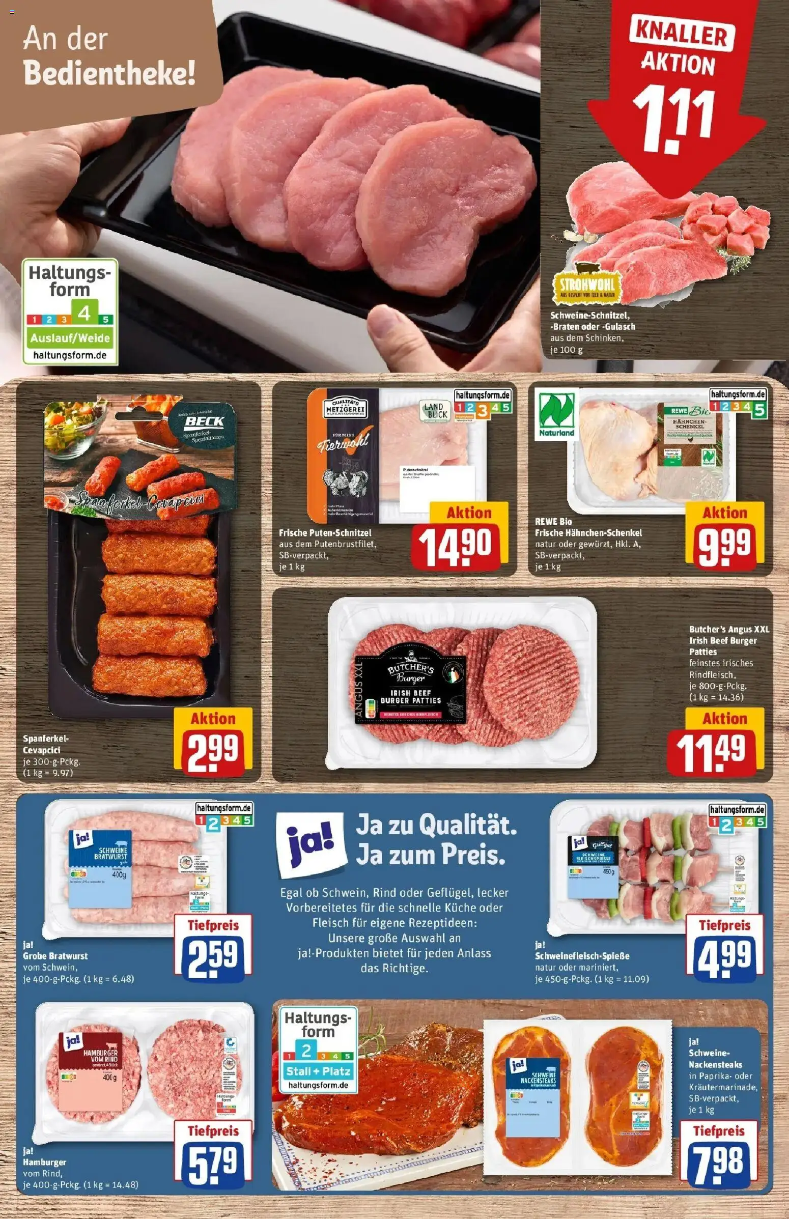 Rewe Prospekt Saarburg	 – gültig ab 15.03.2026 | Seite: 10 | Produkte: Nackensteaks, Hahnchenschenkel, Küche, Gulasch