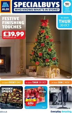 Preview of Aldi - Weekly offers UK Specialbuys valid from 30.10.2025