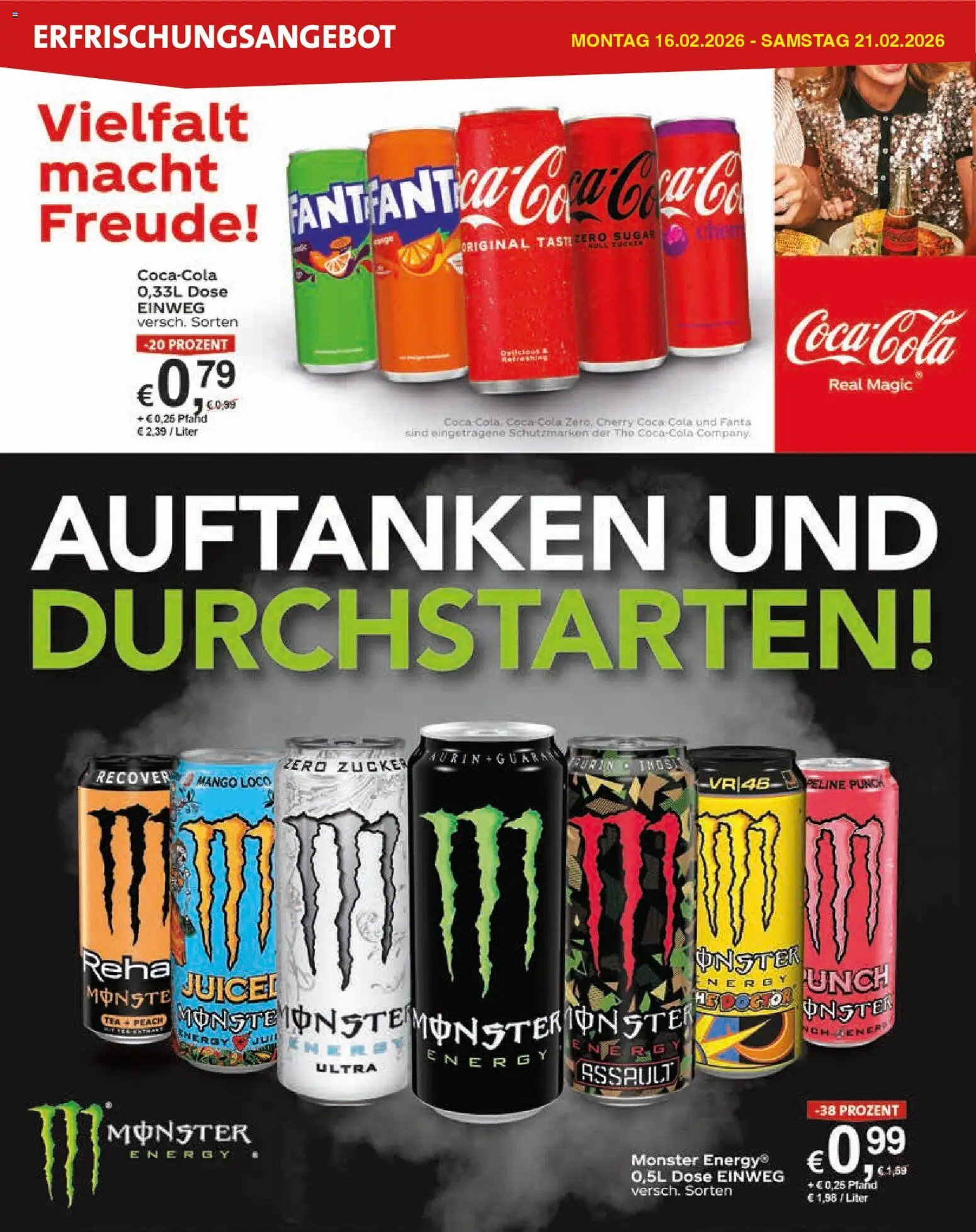 Lösch Depot Prospekt – gültig ab 16.02.2026 | Seite: 4 | Produkte: Coca cola, Fanta, Cola, Zucker