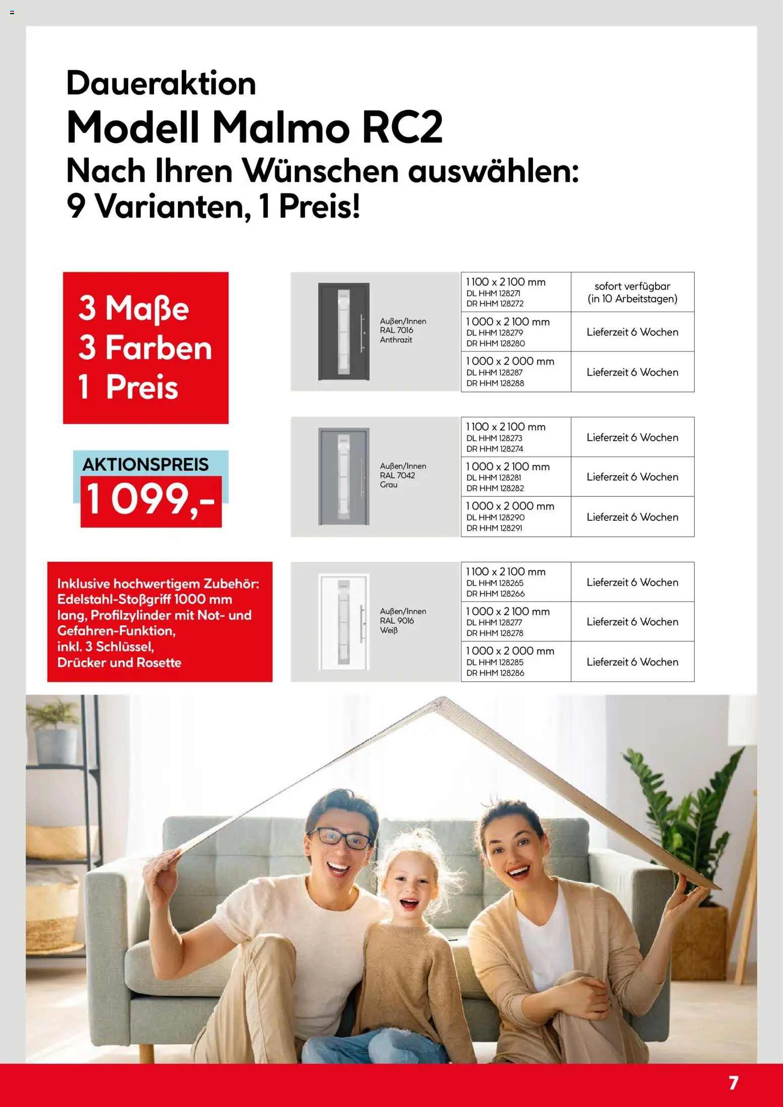 Hellweg Splendoor Innentüren Katalog – gültig ab 05.12.2025 | Seite: 7 | Produkte: Drucker