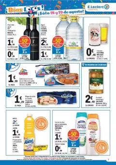 E.Leclerc folleto │ válido desde el 11.08.2025 | Página: 7 | Productos: Calamares, Cerveza, Té, Ducha