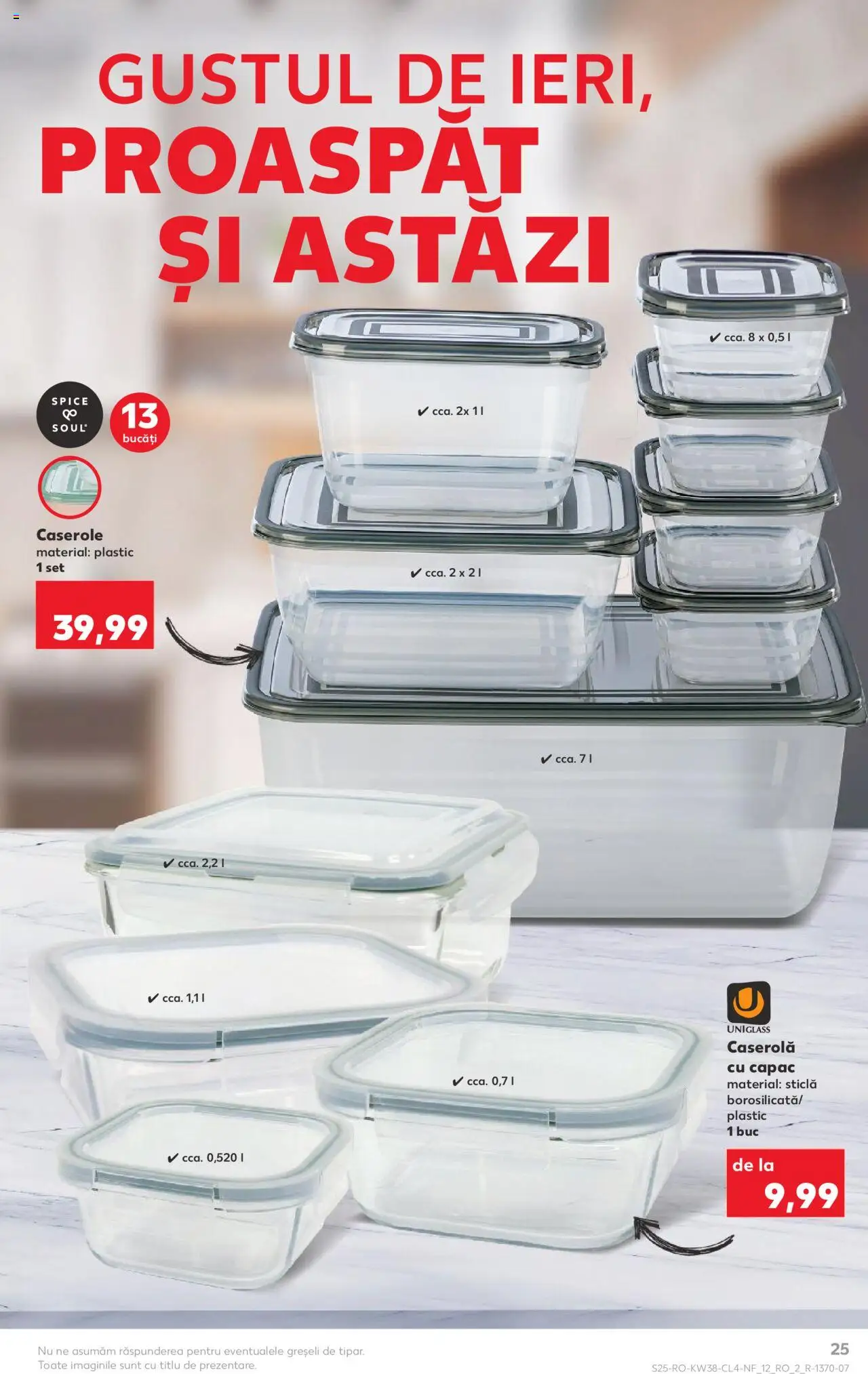 Noul catalog Kaufland – valabil de la 17.09.2025 | Pagină: 25 | Produse: Caserole