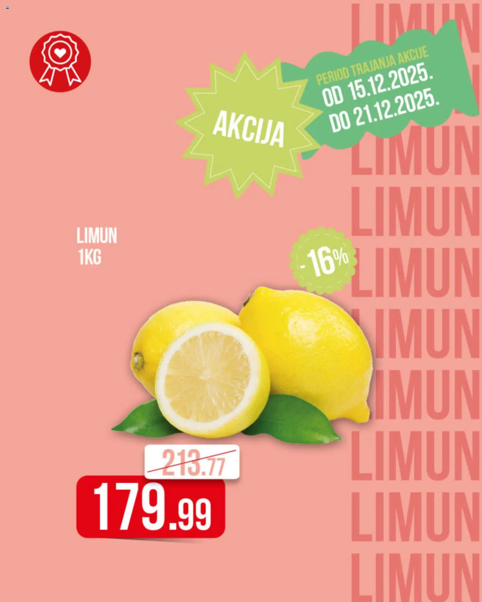 Metalac Proleter katalog - važi od 15.12.2025 | Strana: 5 | Proizvode: Limun