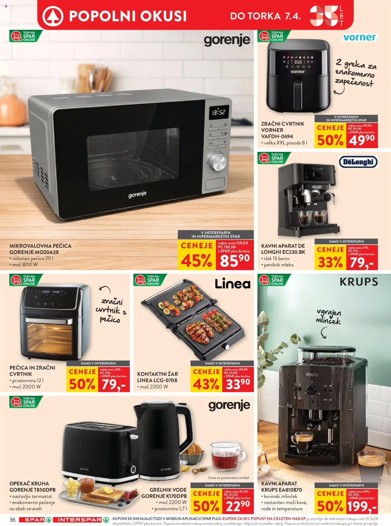 Novi Spar katalog ponudbe – veljaven od 25.03.2026 | Stran: 42 | Izdelki: Pecica, Mikrovalovna pecica, Zar, Termostat