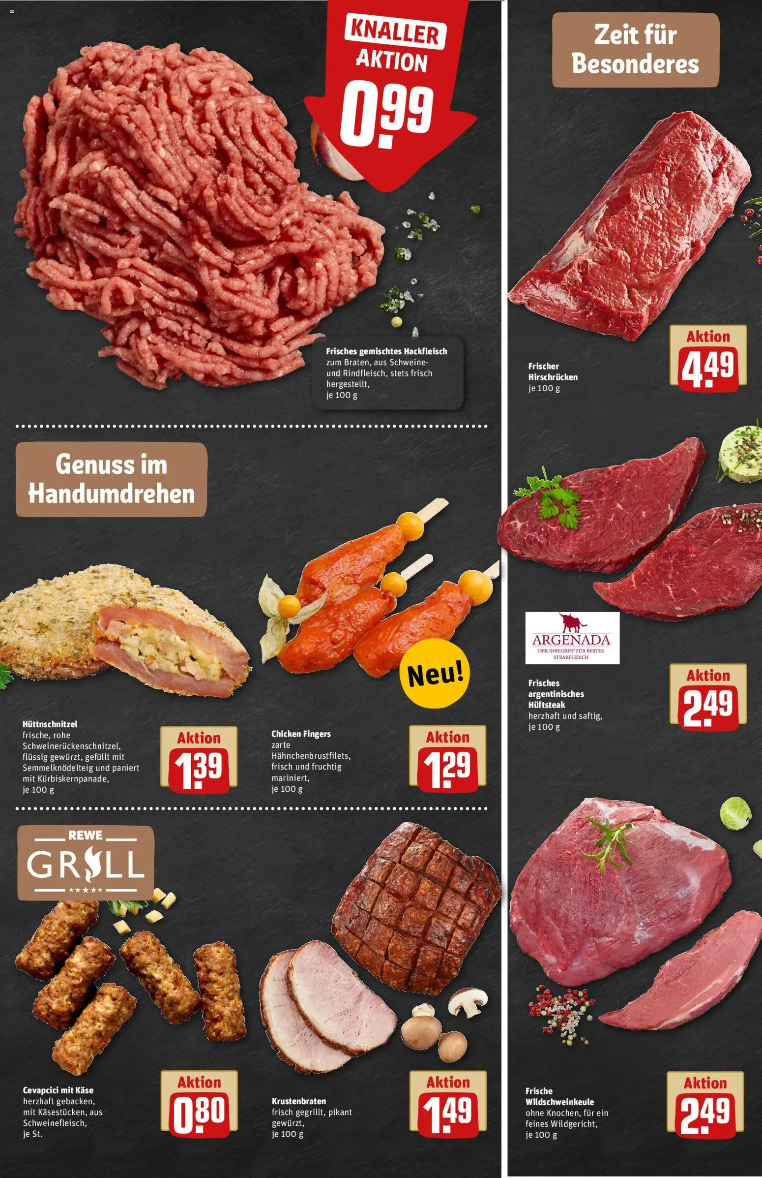 Rewe ihr Kaufpark - Black Friday – gültig ab 24.11.2025 | Seite: 9 | Produkte: Käse, Cevapcici, Krustenbraten, Hackfleisch