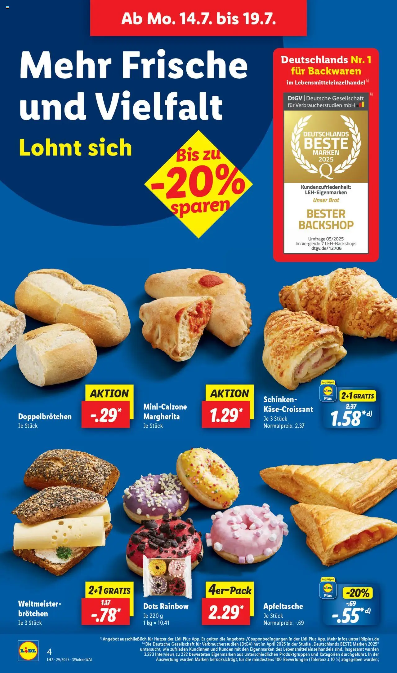 Lidl Prospekt  Stuttgart-Mitte - gültig ab dem 14.07.2025 | Seite: 6 | Produkte: Brot, Schinken