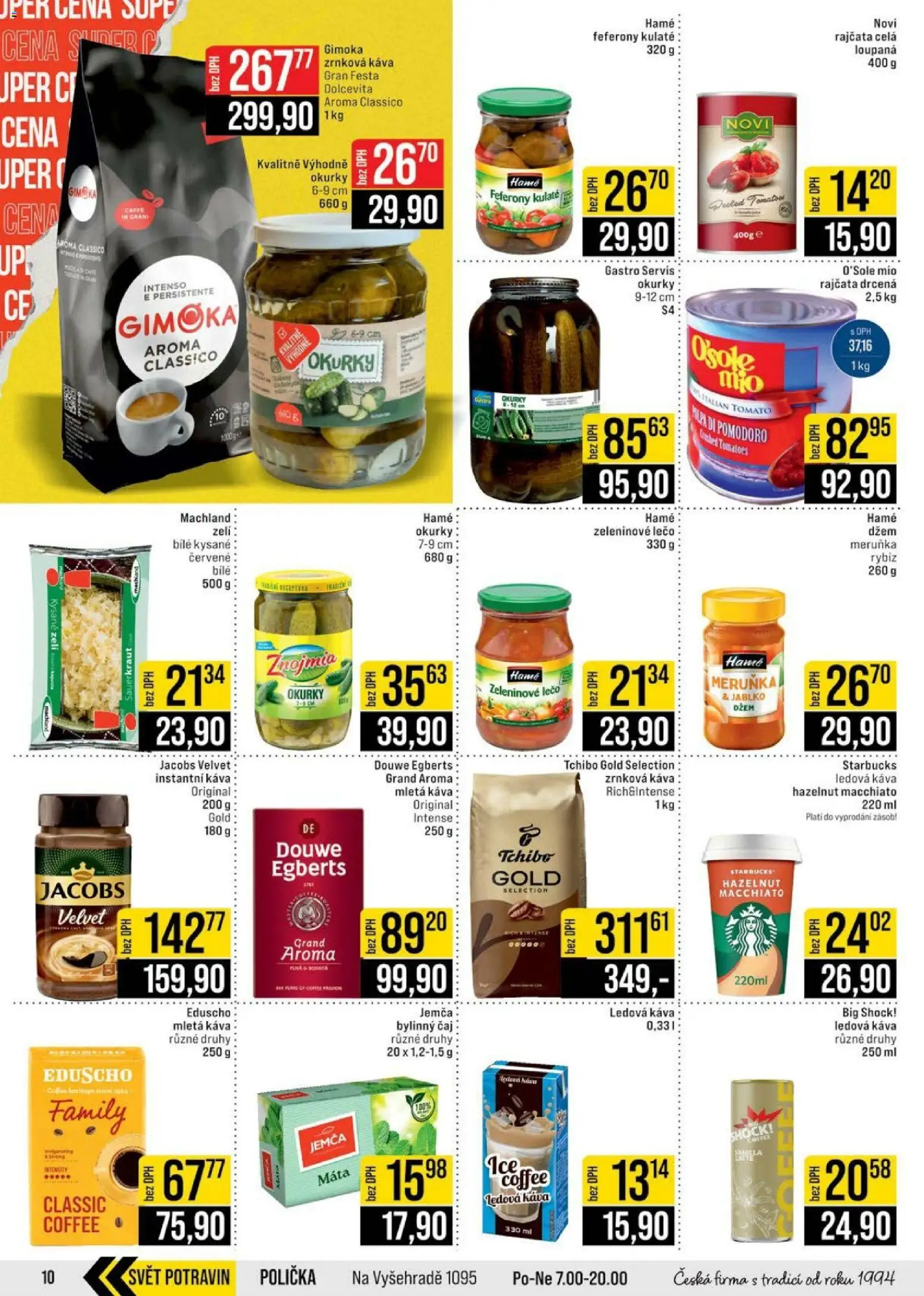 Jip leták - Cash & Carry od 04.02.2026 | Strana: 10 | Produkty: Čaj, Zelí, Douwe Egberts, Jacobs