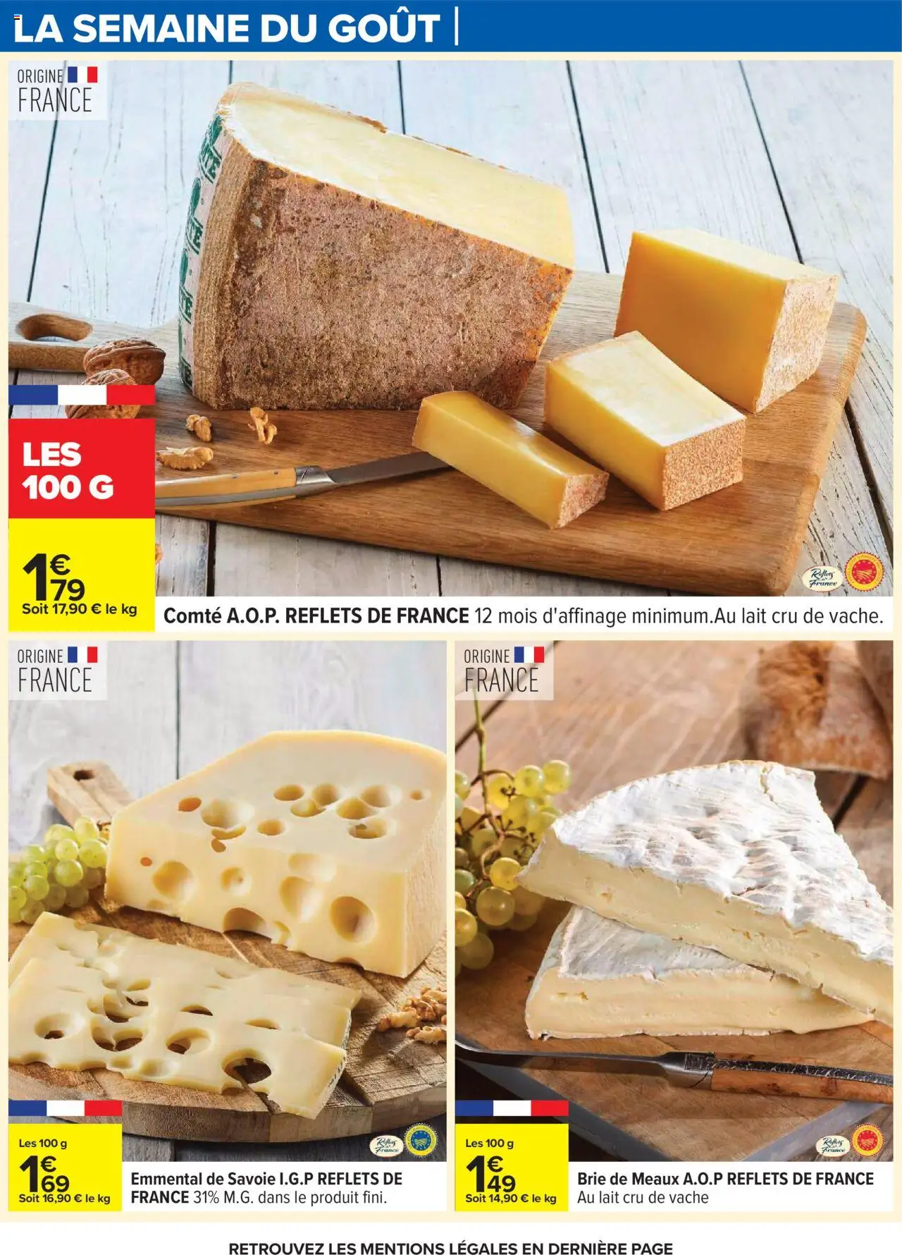 {H1} | Page: 19 | Produits: Rollers, Emmental, Lait, Brie