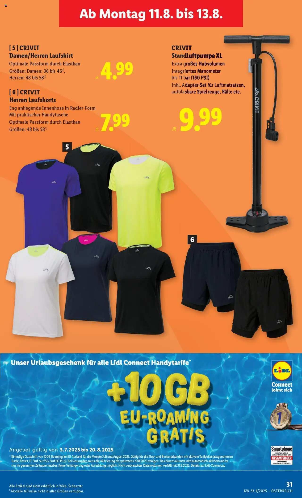 Lidl Flugblatt gültig ab 07.08.2025 | Seite: 35 | Produkte: Smartphone, Manometer