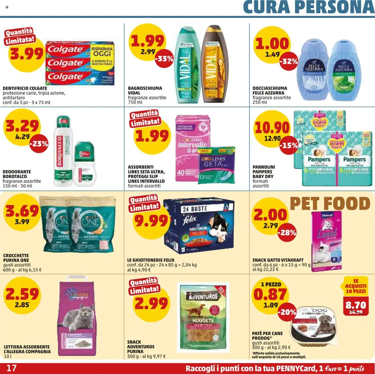 Volantino PENNY del 19.06.2025 | Pagina: 17 | Prodotti: Paté, Dentifricio, Proteggi slip, Slip