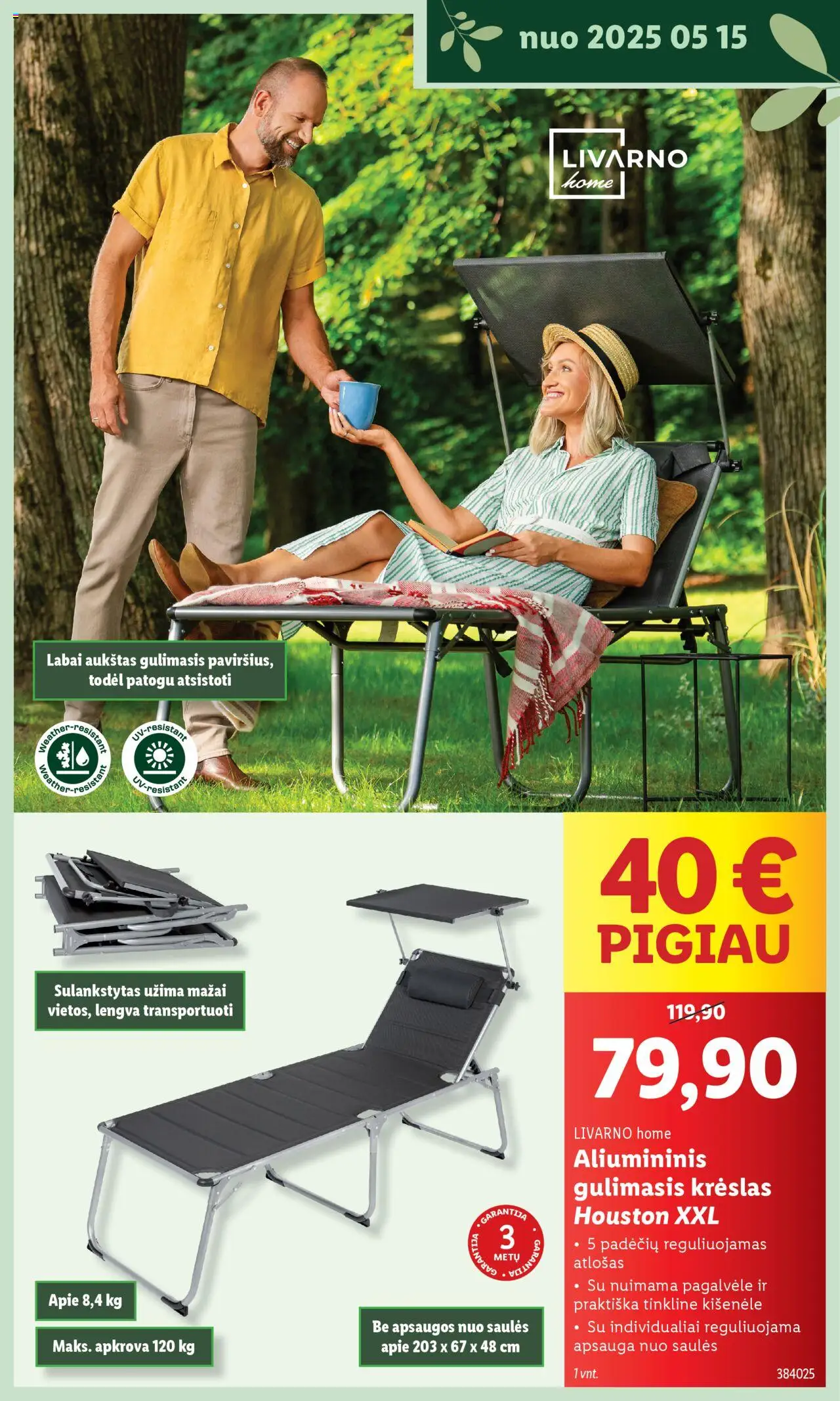 LIDL leidinys - Švenčiame sodą│galioja nuo 12.05.2025 | Puslapis: 15 | Prekių: Pagalvėlė
