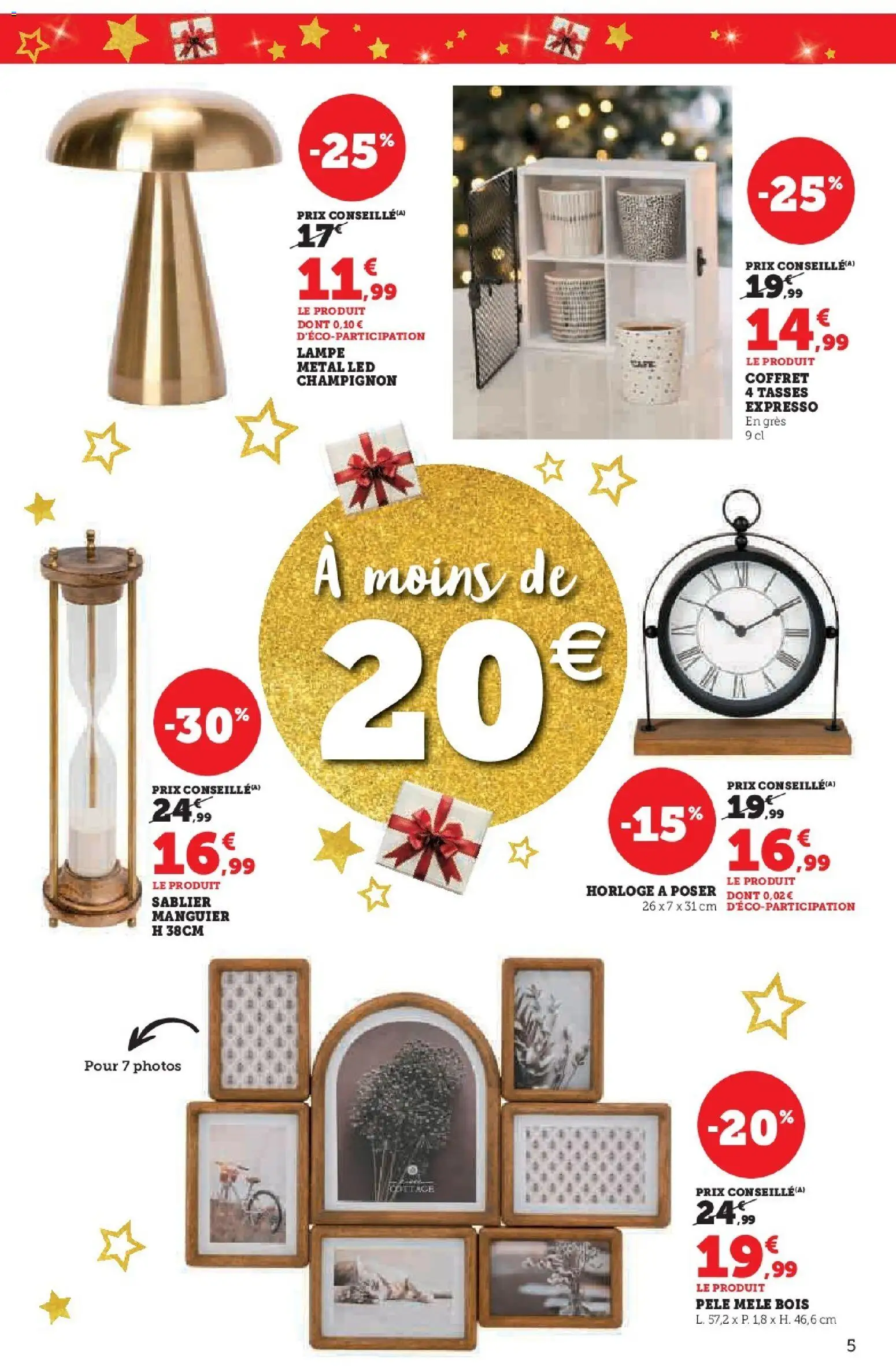 {H1} | Page: 5 | Produits: Pele, Lampe, Champignon, Tasses