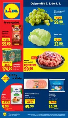 Náhled letáku Lidl leták od 02.03.2026