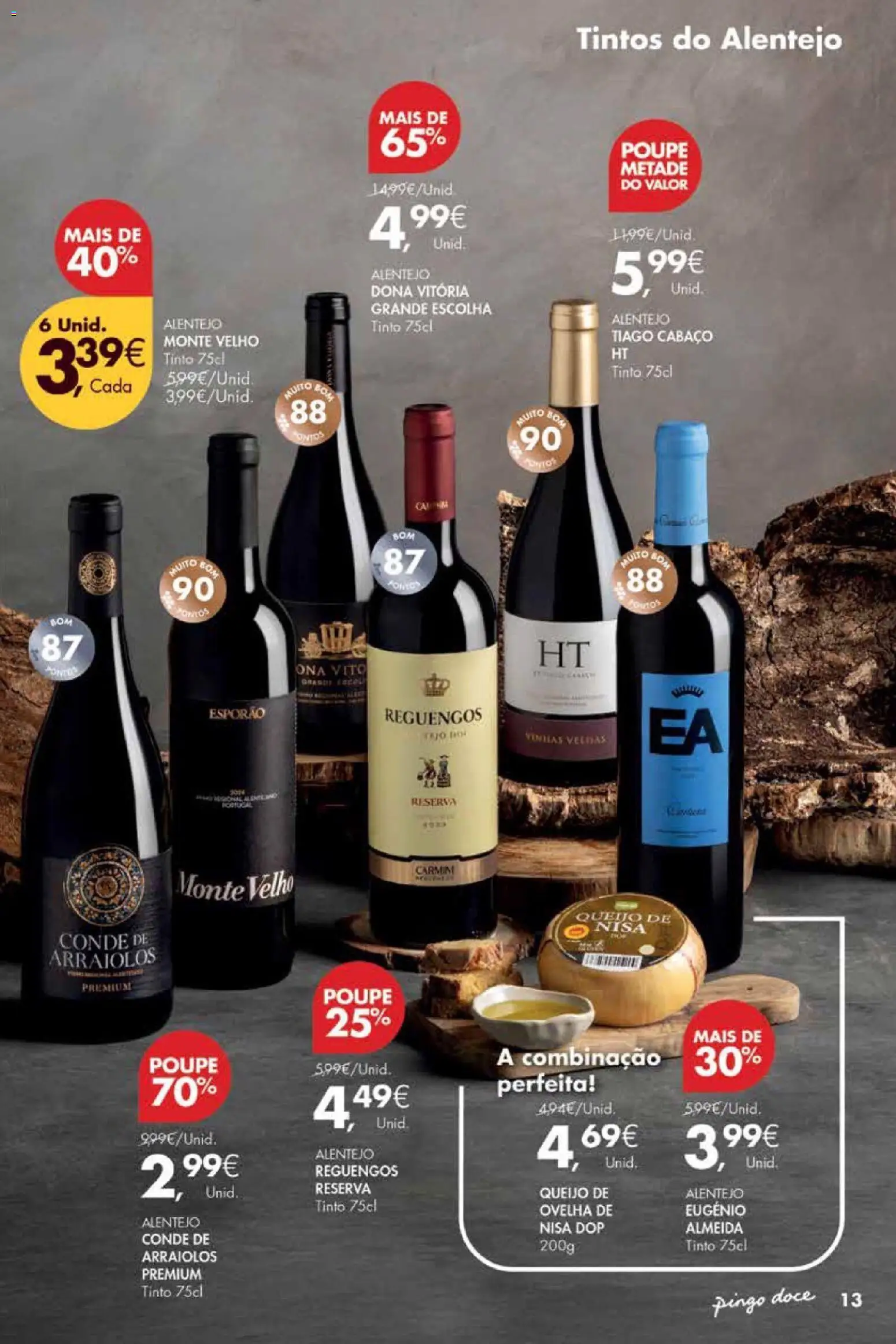 Pingo Doce - Vinhos e Sabores de Portugal Madeira │ válido de 13.01.2026 | Página: 13 | Produtos: Queijo