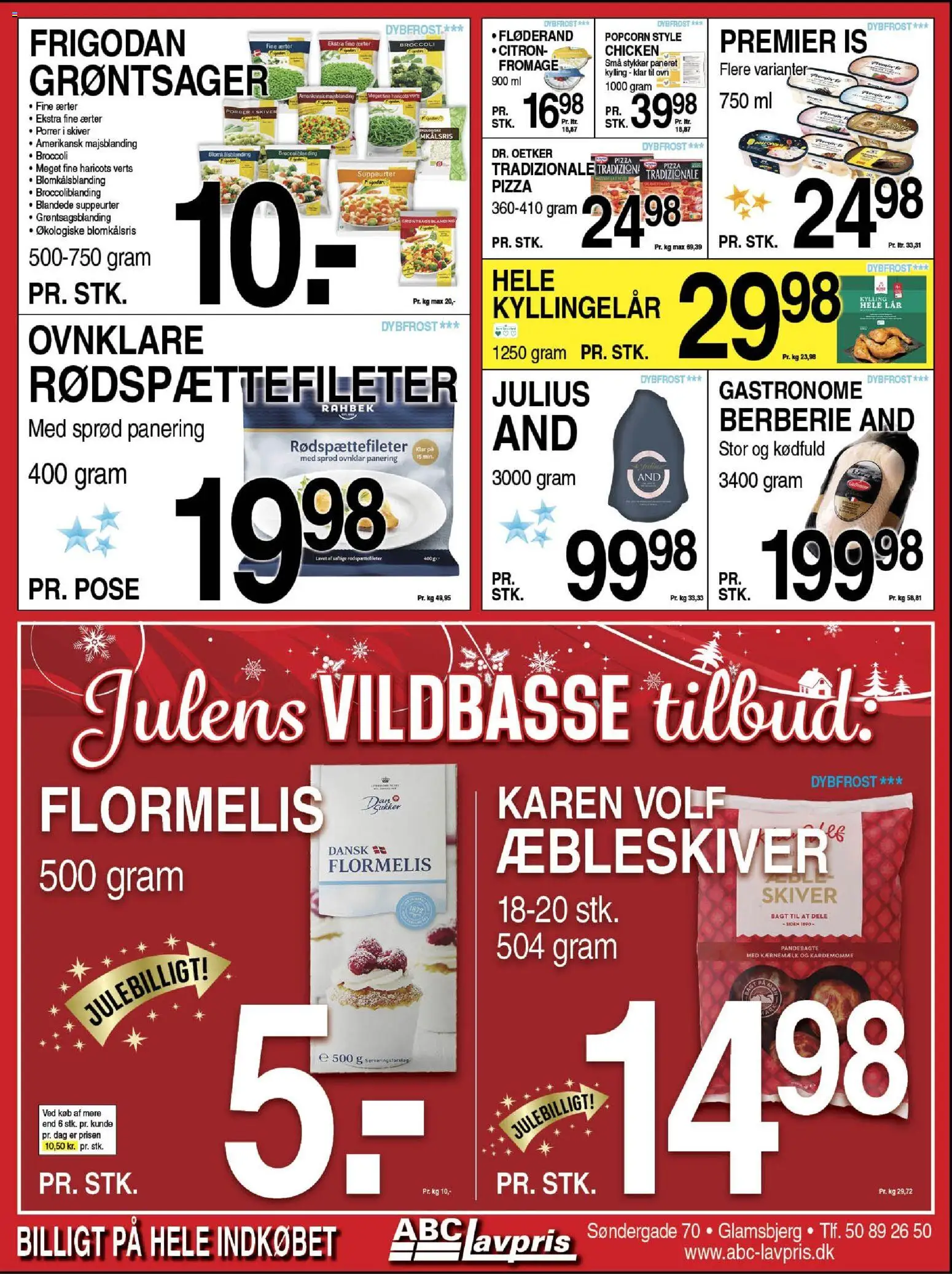 Abc Lavpris tilbudsavis – gyldig fra 10.12.2025 | Side: 5 | Produkter: Pizza, Porrer, Popcorn, Ovn