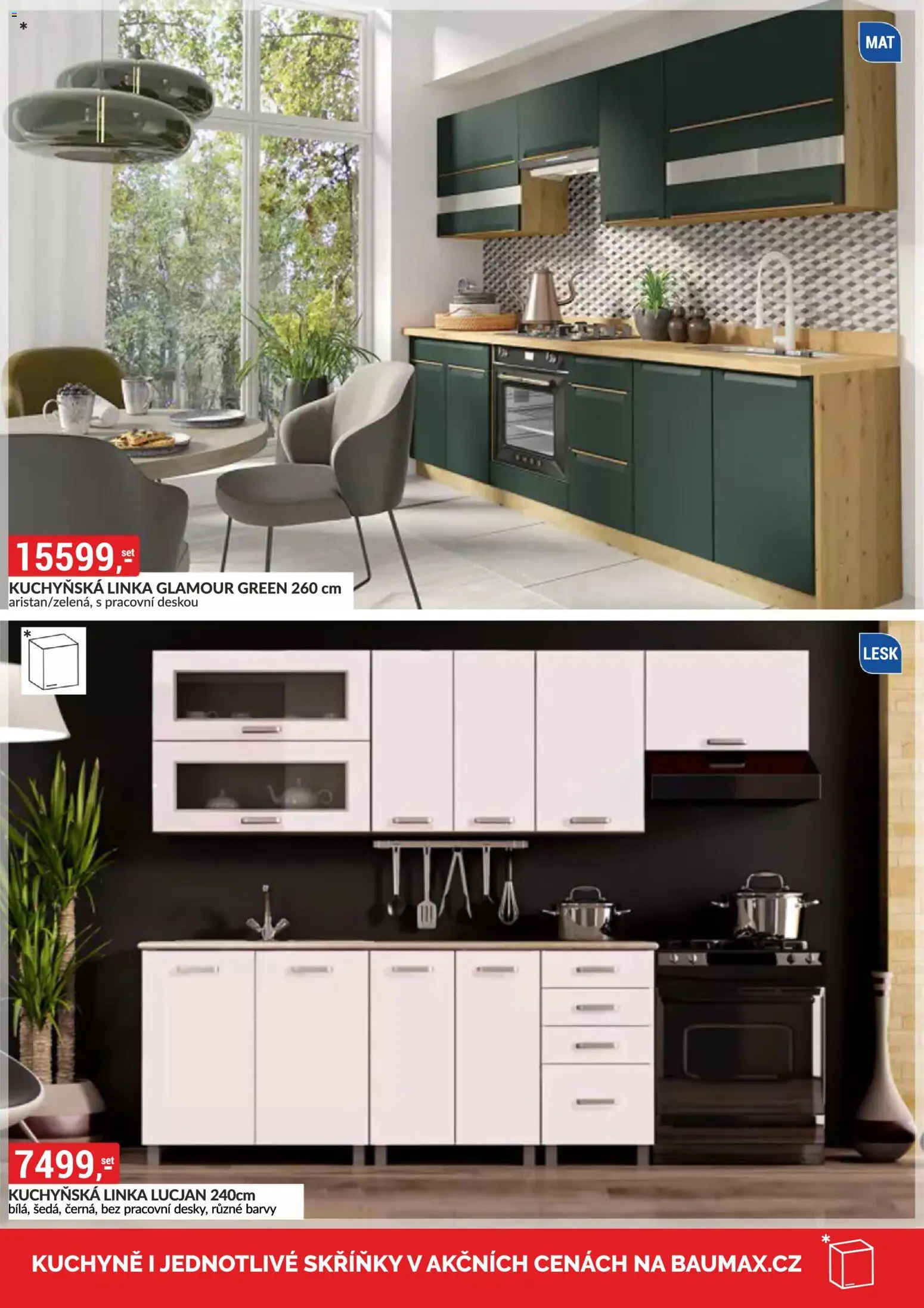 BAUMAX leták - Objevte svět nábytku od 01.04.2026 | Strana: 55 | Produkty: Kuchyňská linka, Barvy, Kuchyně