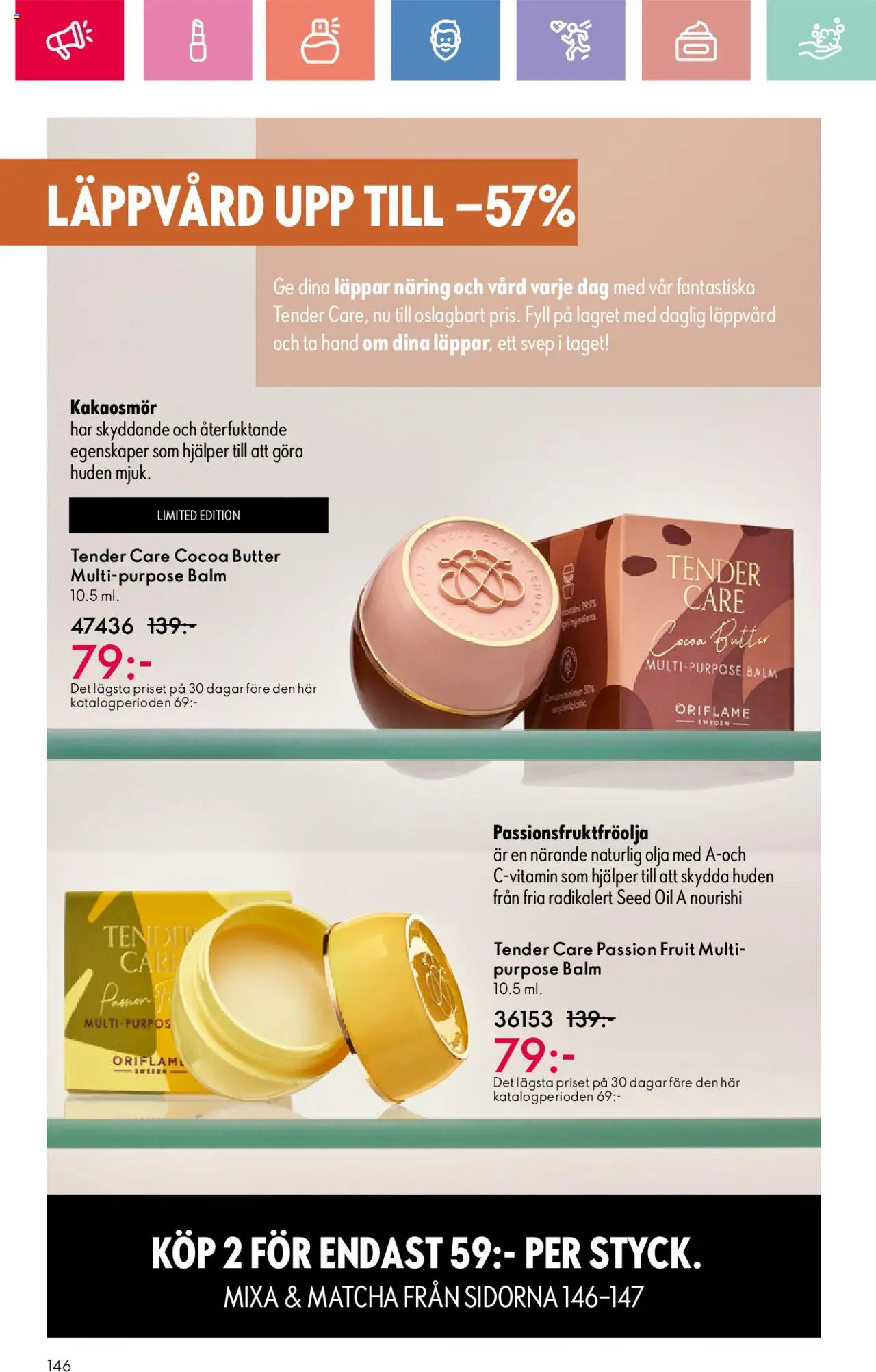 Oriflame reklamblad aktuell från 24.08.2025 | Sida: 146 | Produkter: Olja