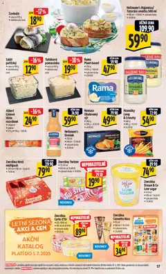 Albert leták - Hypermarket od 25.06.2025 | Strana: 26 | Produkty: Tuňáková pomazánka, Listové těsto, Rama, Hellmann's