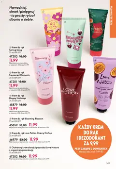 Pogląd oferty "Oriflame Katalog 7 2026" - ważna od 06.05.2026 | Strona: 149 | Produkty: Top, Krem do rąk, Krem, Dezodorant