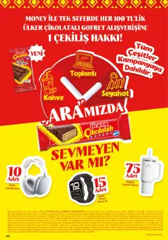 Migros Katalog - Migroskop - 24.07.2025 tarihinden itibaren geçerlidir | Sayfa: 44 | Ürünler: Çikolatalı gofret, Tarih, Saat, Bisküvi