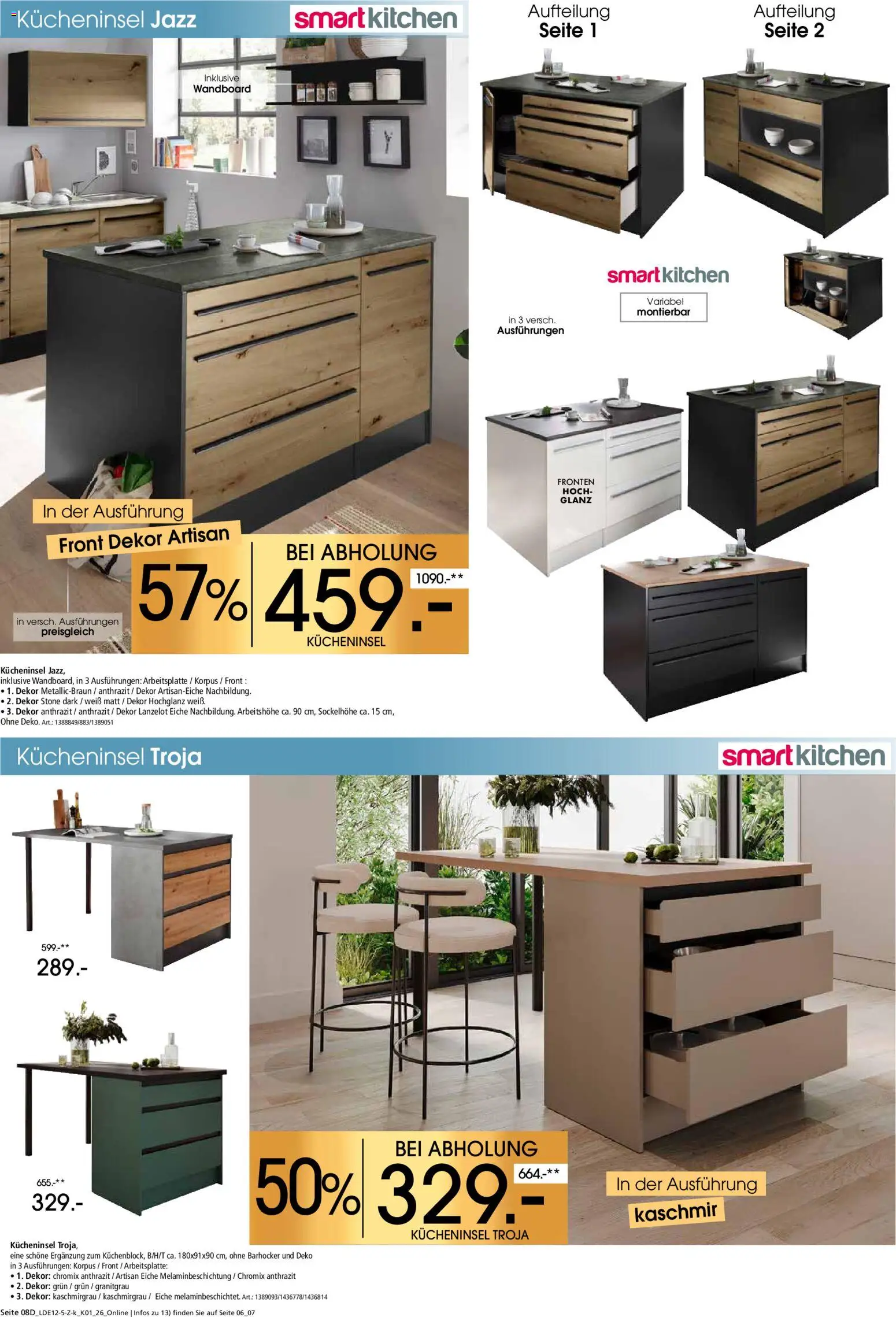 Zurbrüggen  Küchen-Spezial – gültig ab 13.12.2025 | Seite: 16 | Produkte: Wandboard, Barhocker