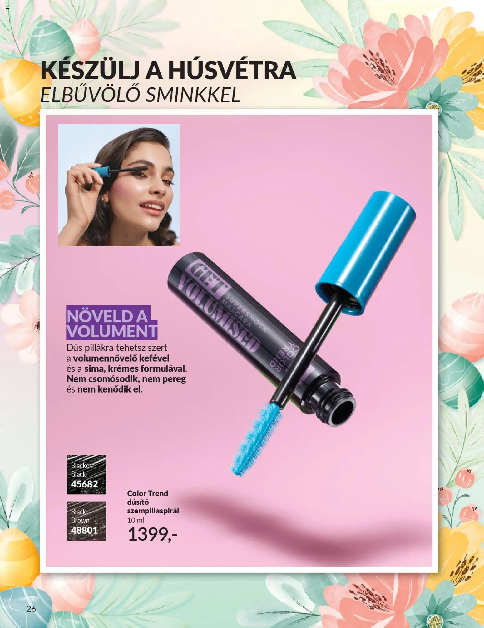 Avon akciós ujság - amely érvényes a következő dátumtól: 01.03.2026 | Oldal: 28 | Termékek: Szempillaspirál