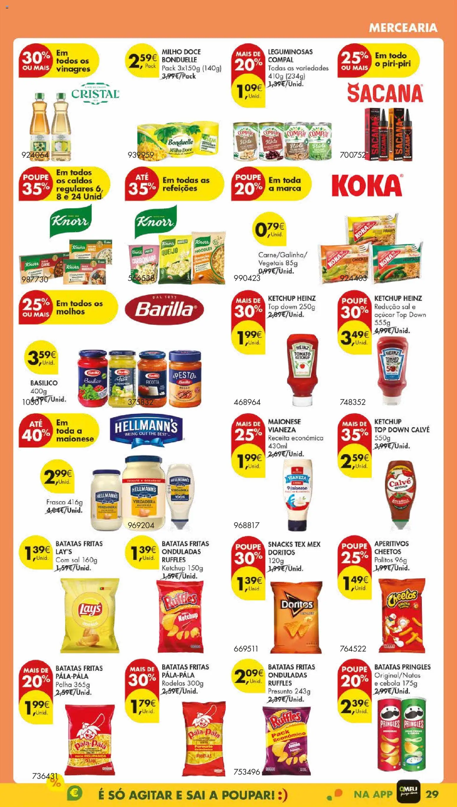 Pingo Doce folheto │ válido de 04.11.2025 | Página: 39 | Produtos: Knorr, Cebola, Ketchup, Batatas fritas