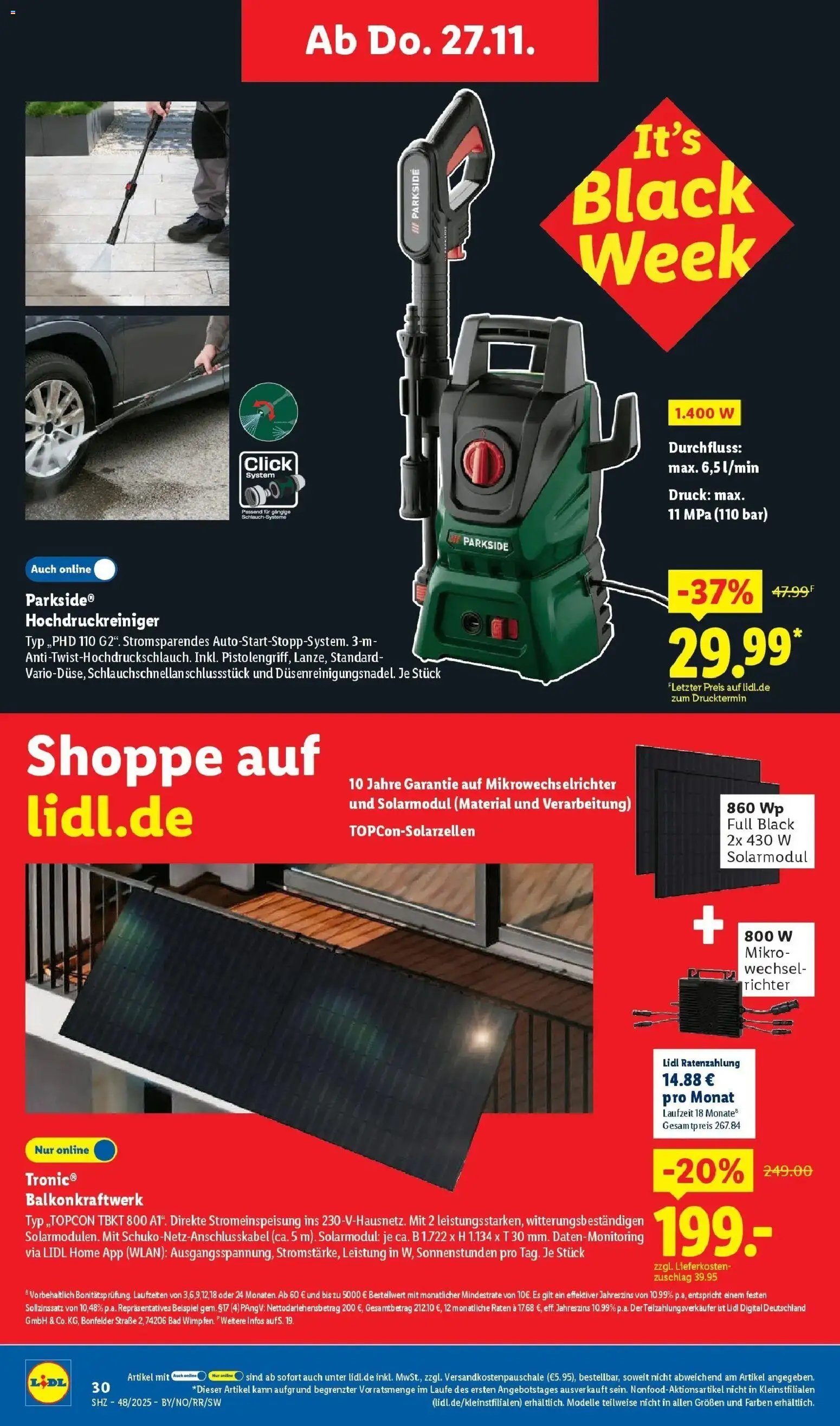 Lidl Prospekt Braunschweig – gültig ab 23.11.2025 | Seite: 42 | Produkte: Bad, Hochdruckreiniger