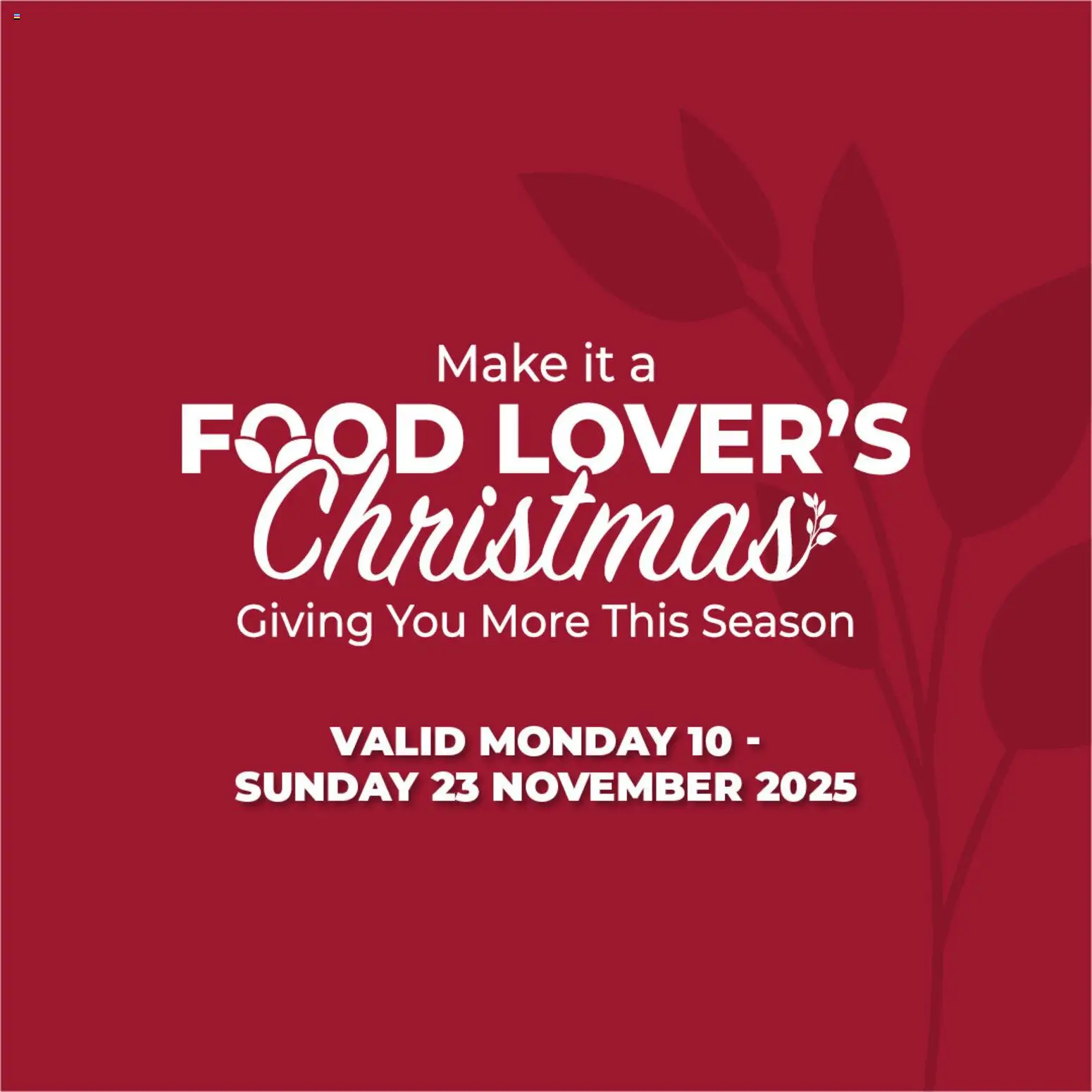 New Food Lover's Market catalogue – valid from 10.11.2025 | Page: 1