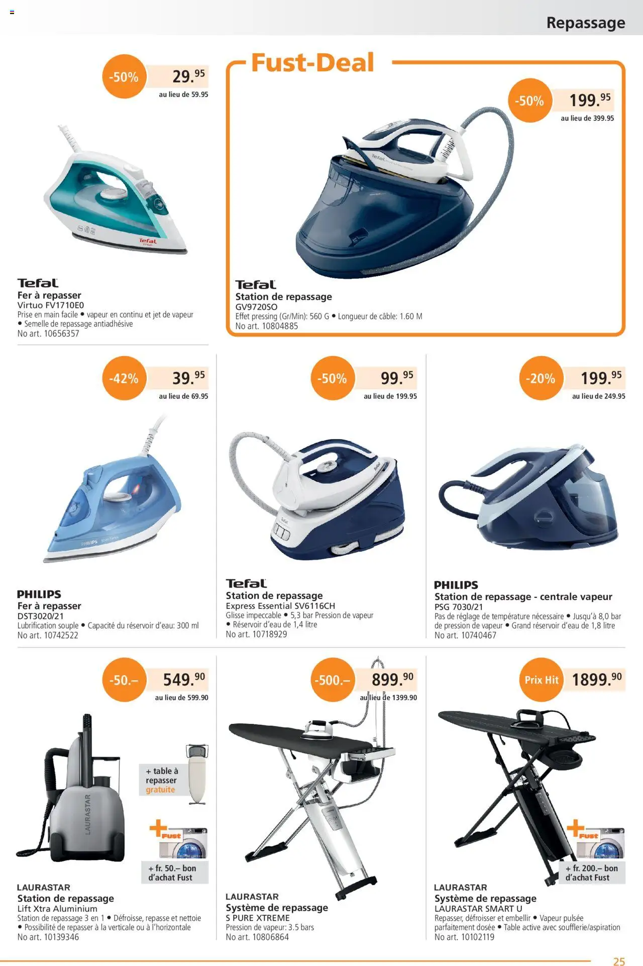 Fust Aktionen FR ab 25.08.2025 | Seite: 25 | Produkte: Philips