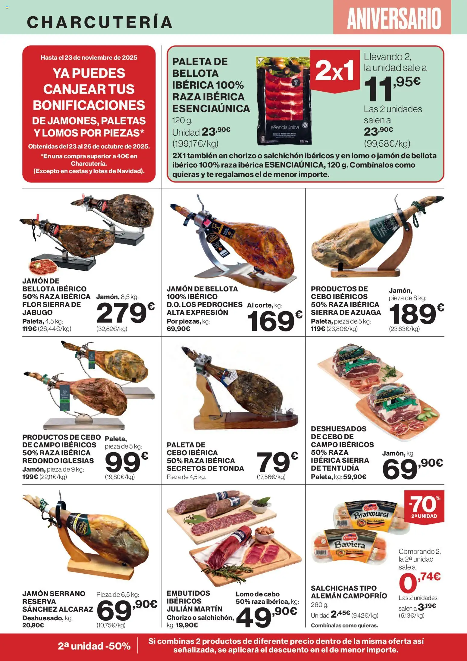 El Corte Inglés ofertas │ válido desde el 06.11.2025 | Página: 8 | Productos: Jamón serrano, Jamón, Té, Νυχτικό