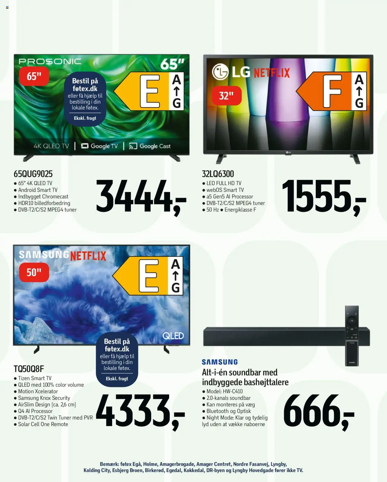 Føtex tilbudsavis – gyldig fra 17.10.2025 | Side: 43 | Produkter: Processor, Soundbar, TV, Lyd