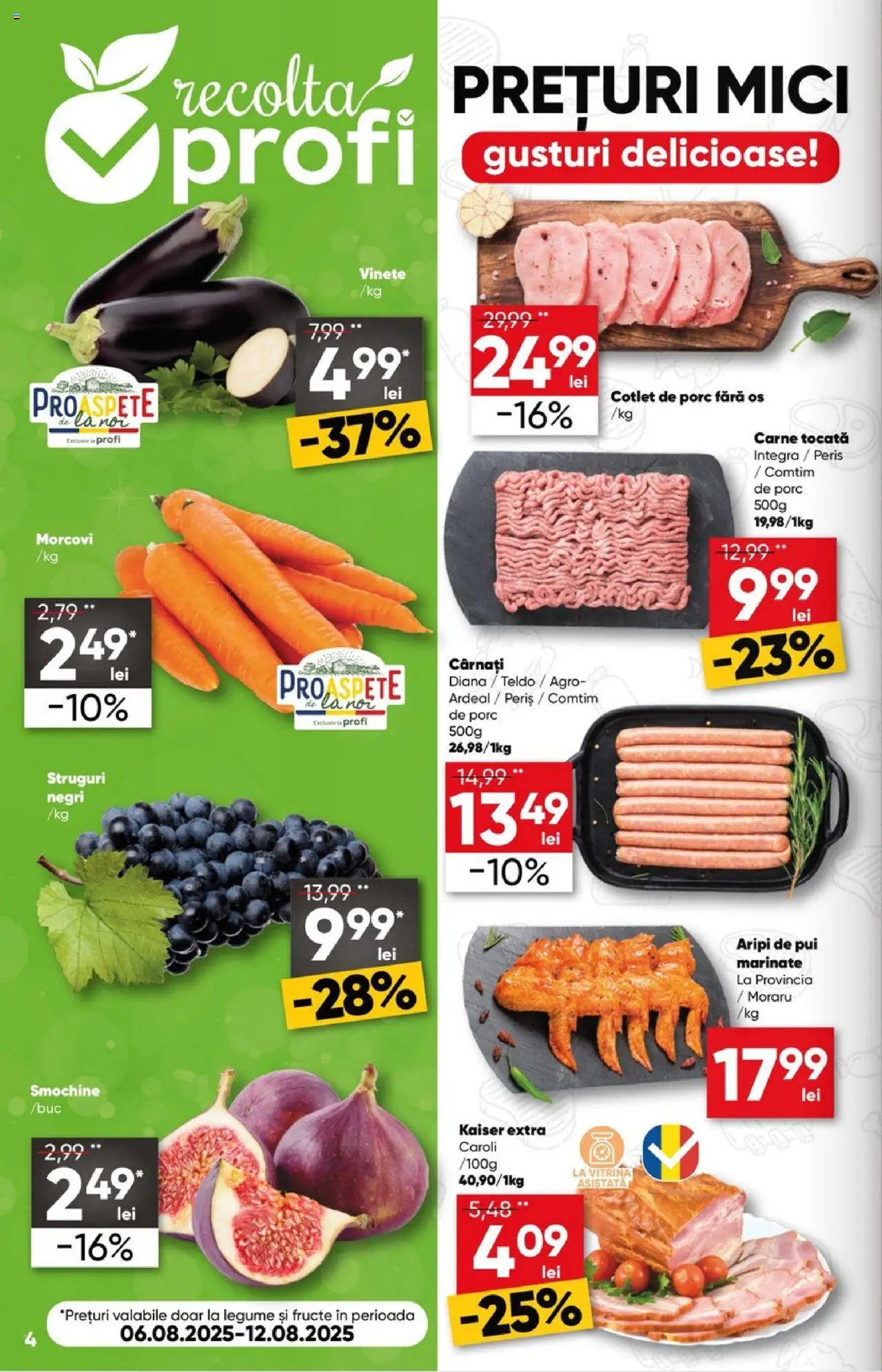 Catalog Profi Loco – valabil de la 06.08.2025 | Pagină: 4 | Produse: Struguri, Lait de coco, Vitrină, Morcovi