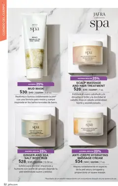 Vista previa JAFRA folleto válido desde el 01.10.2025 | Página: 52 | Productos: Crema, Γαύρος, Exfoliante corporal, Body