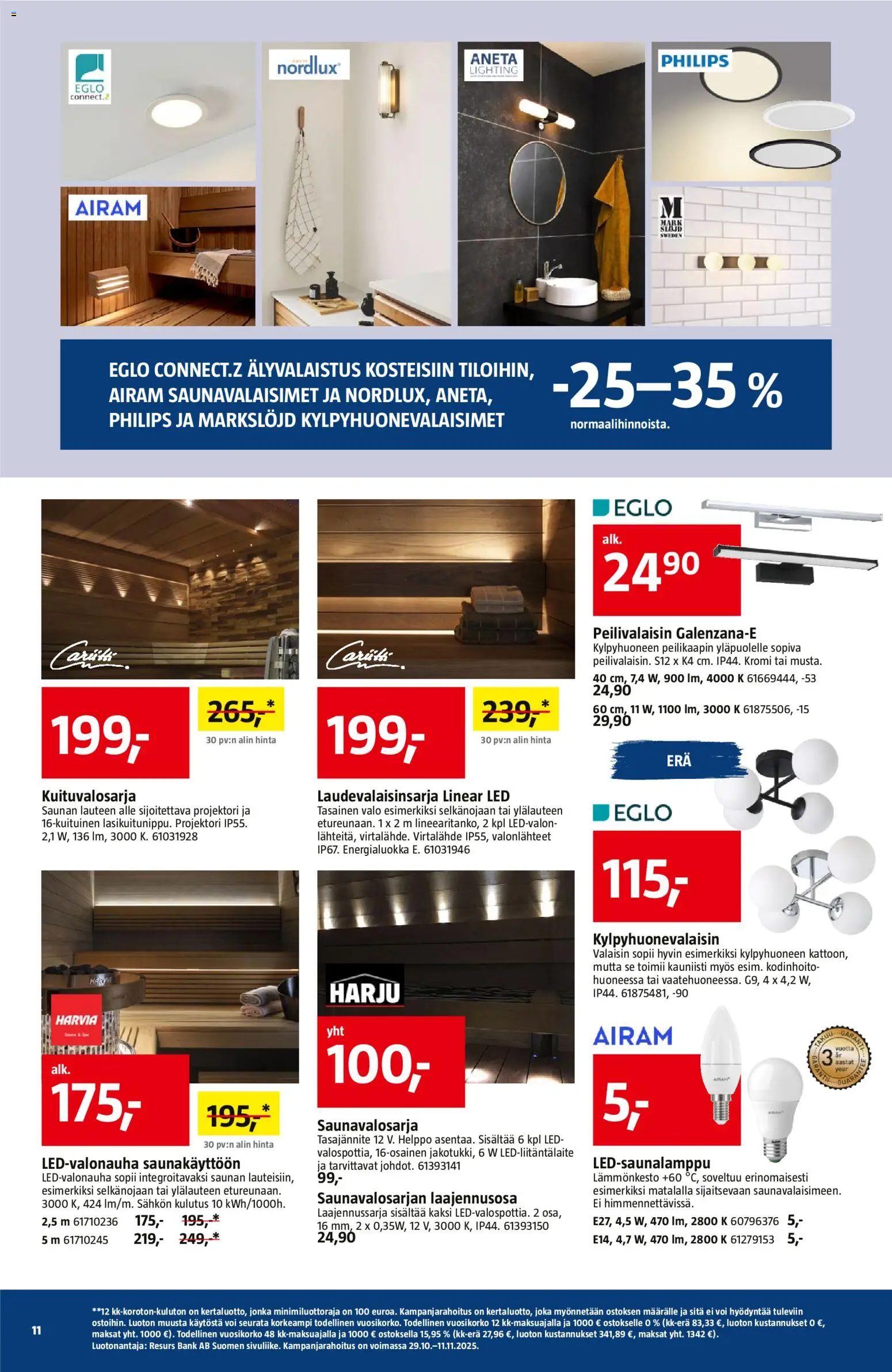 Bauhaus tarjoukset – voimassa 29.10.2025 alkaen | Sivu: 11 | Tuotteet: Virtalähde, Voi