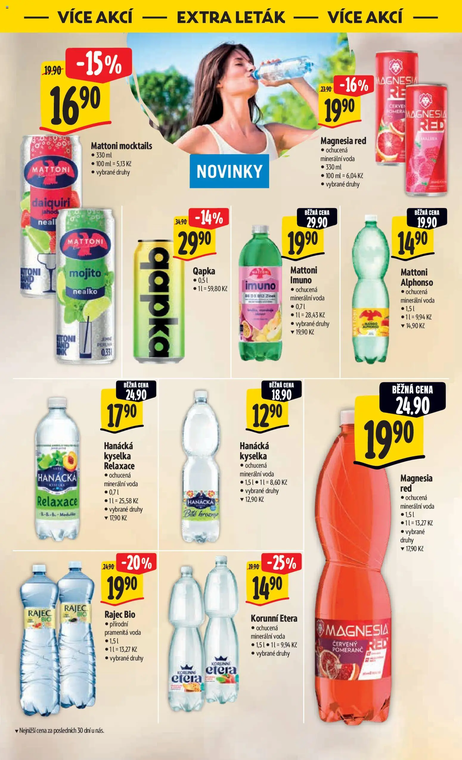 Albert leták - Hypermarket od 11.03.2026 | Strana: 52 | Produkty: Hanácká kyselka, Voda, Magnesia, Magnesia Red
