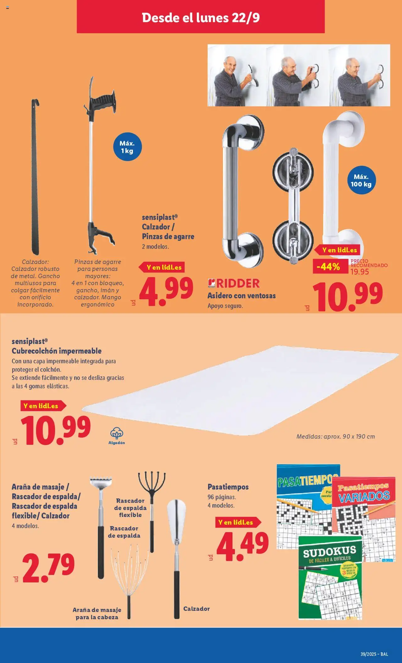 Lidl folleto de bazar │ válido desde el 22.09.2025 | Página: 11