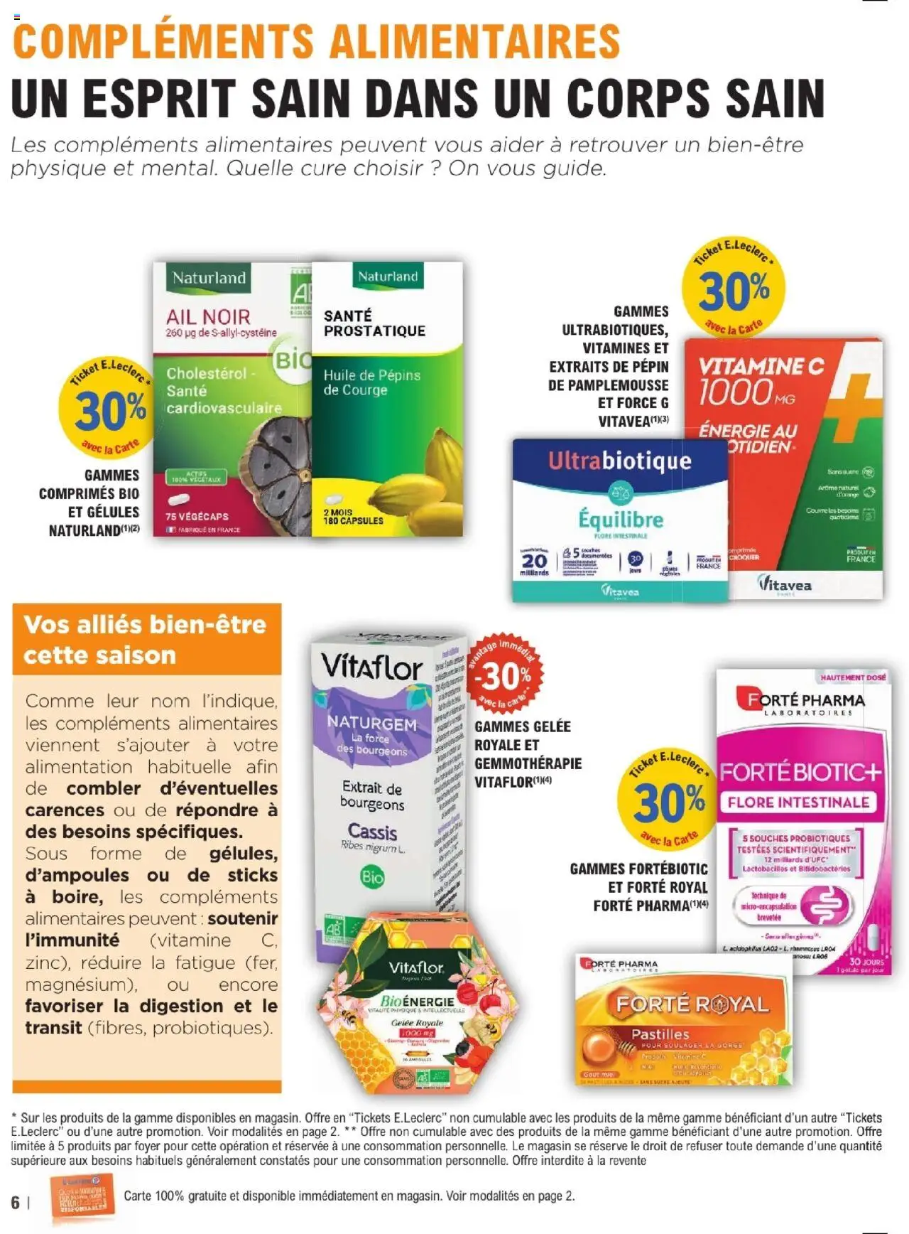 {H1} | Page: 6 | Produits: Sucre, Pamplemousse, Courge, Ail