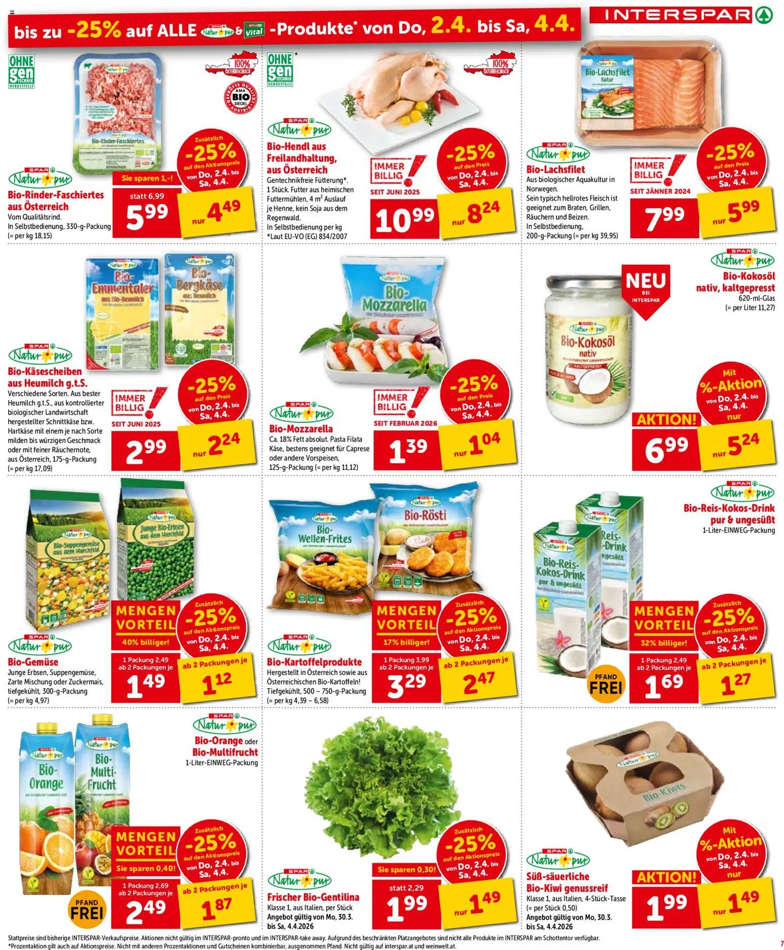 Interspar Flugblatt - Kärnten gültig ab 31.03.2026 | Seite: 9 | Produkte: Pasta, Reis