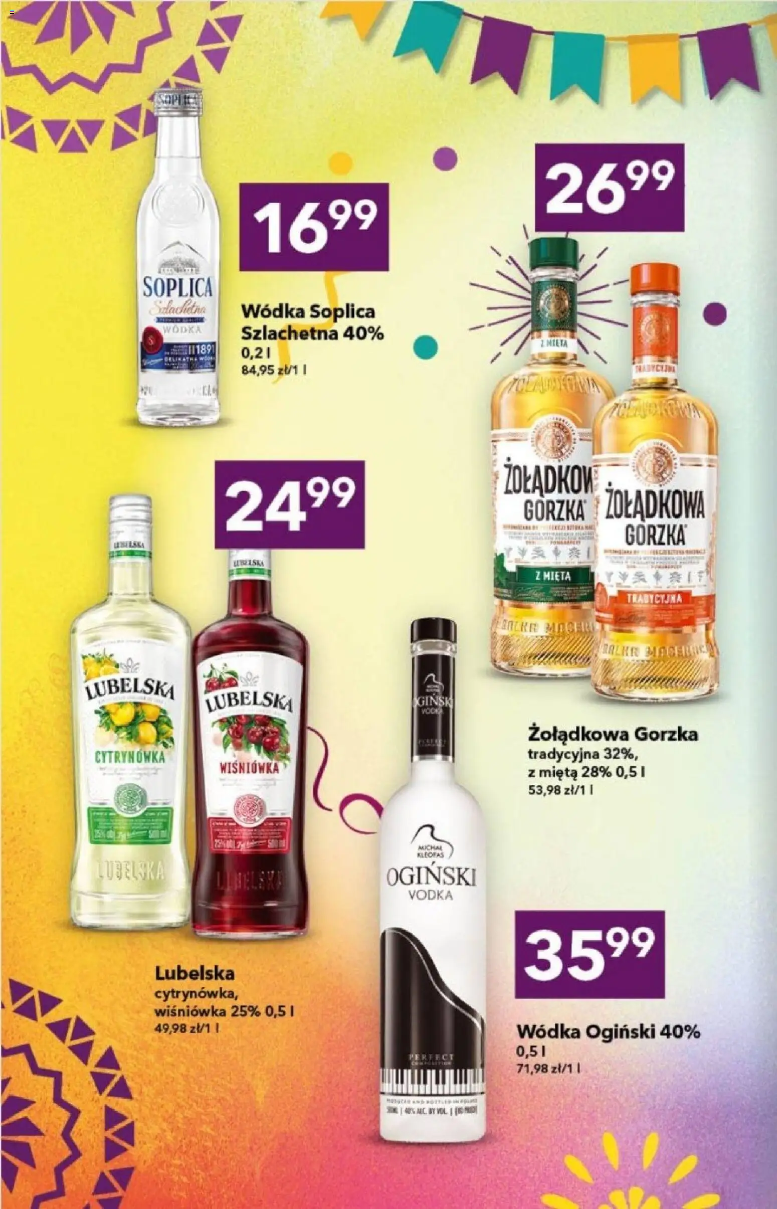 Lewiatan gazetka - Alkohole od 19.02.2026 | Strona: 2 | Produkty: Ogiński, Wódka Ogiński, Vodka, Wódka