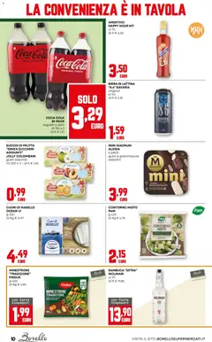 Anteprima del volantino Volantino Borello Supermercati	 valido a partire dal 04.12.2025 | Pagina: 10 | Prodotti: Minestrone, Birra, Pera, Coca Cola