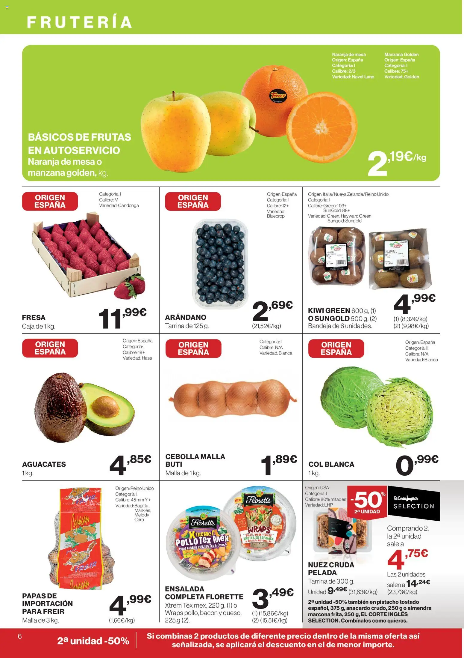 Supercor Canarias │ válido desde el 26.02.2026 | Página: 6 | Productos: Σφουγγαρίστρα, Queso, Kiwi, Mesa