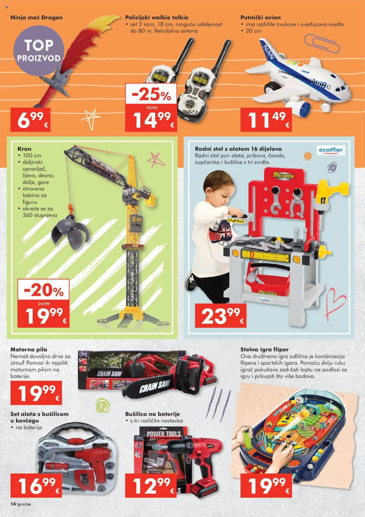Interspar katalog | vrijedi od 22.10.2025 | Stranica: 14 | Proizvodi: Stol, Radni stol, Pila, Igra