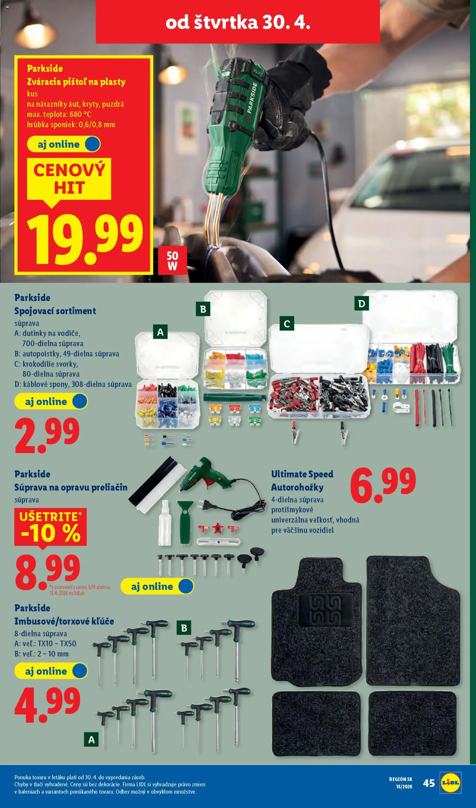 Nové Lidl akcie – leták je platný od 27.04.2026 | Strana: 77 | Produkty: Parkside