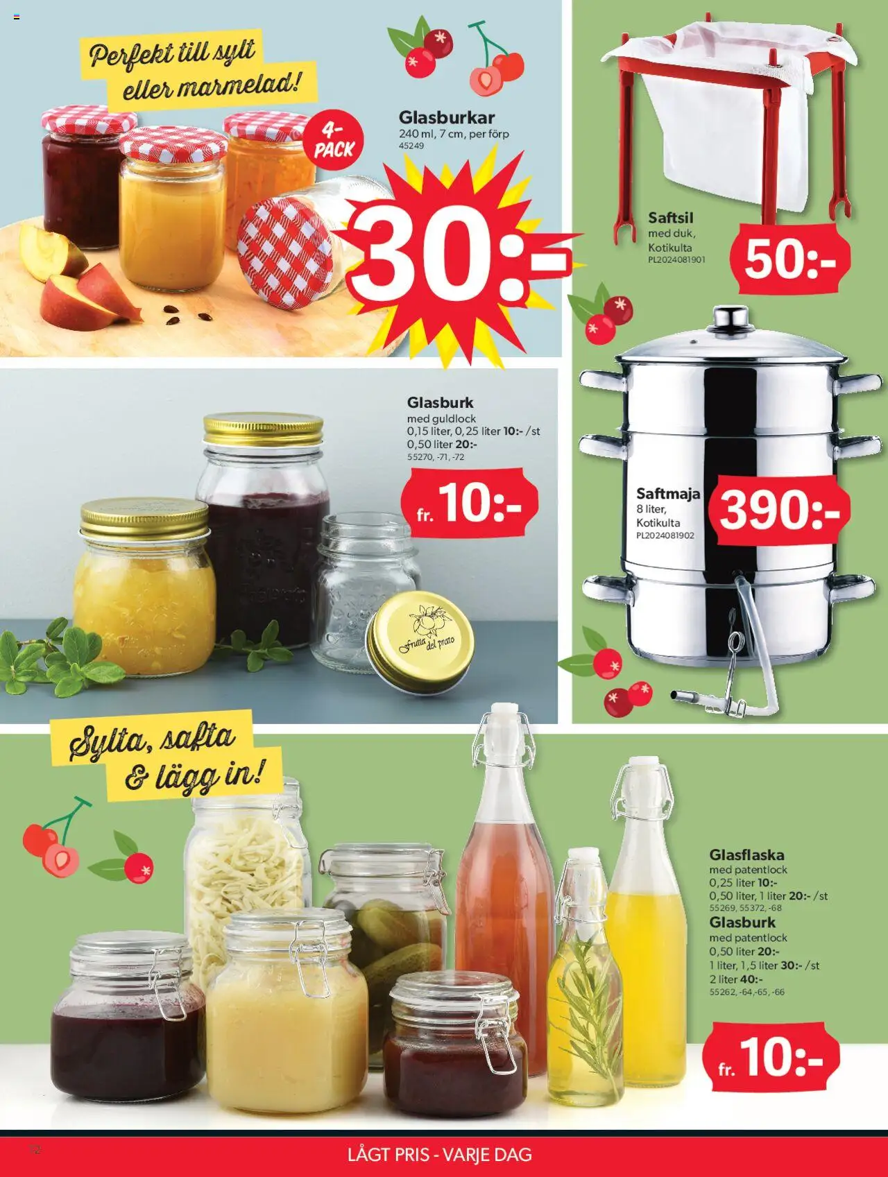 Dollar Store reklamblad aktuell från 11.08.2025 | Sida: 12 | Produkter: Saftsil