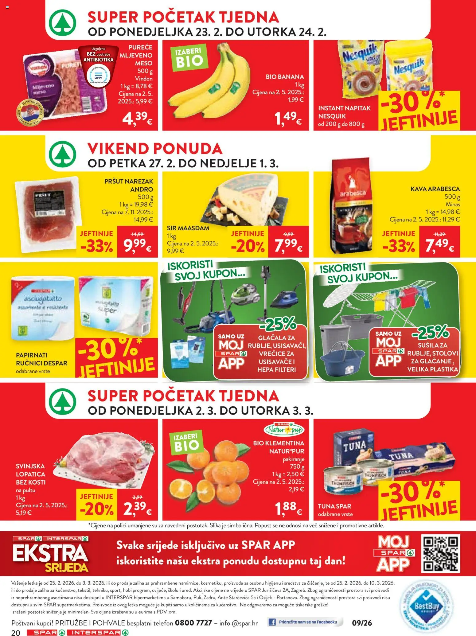 Spar katalog | vrijedi od 25.02.2026 | Stranica: 30 | Proizvodi: Pršut, Narezak, Telefon, Tuna