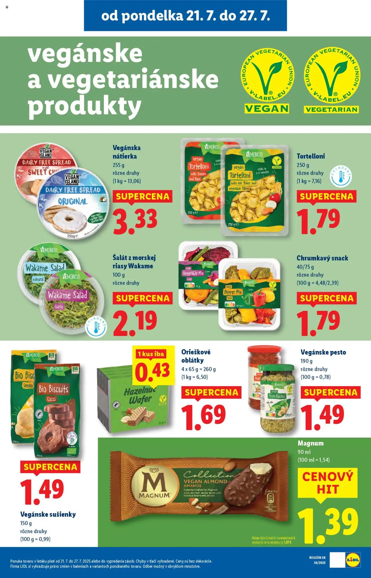 Lidl leták │ platný od 21.07.2025 | Strana: 35 | Produkty: Magnum, Šalát