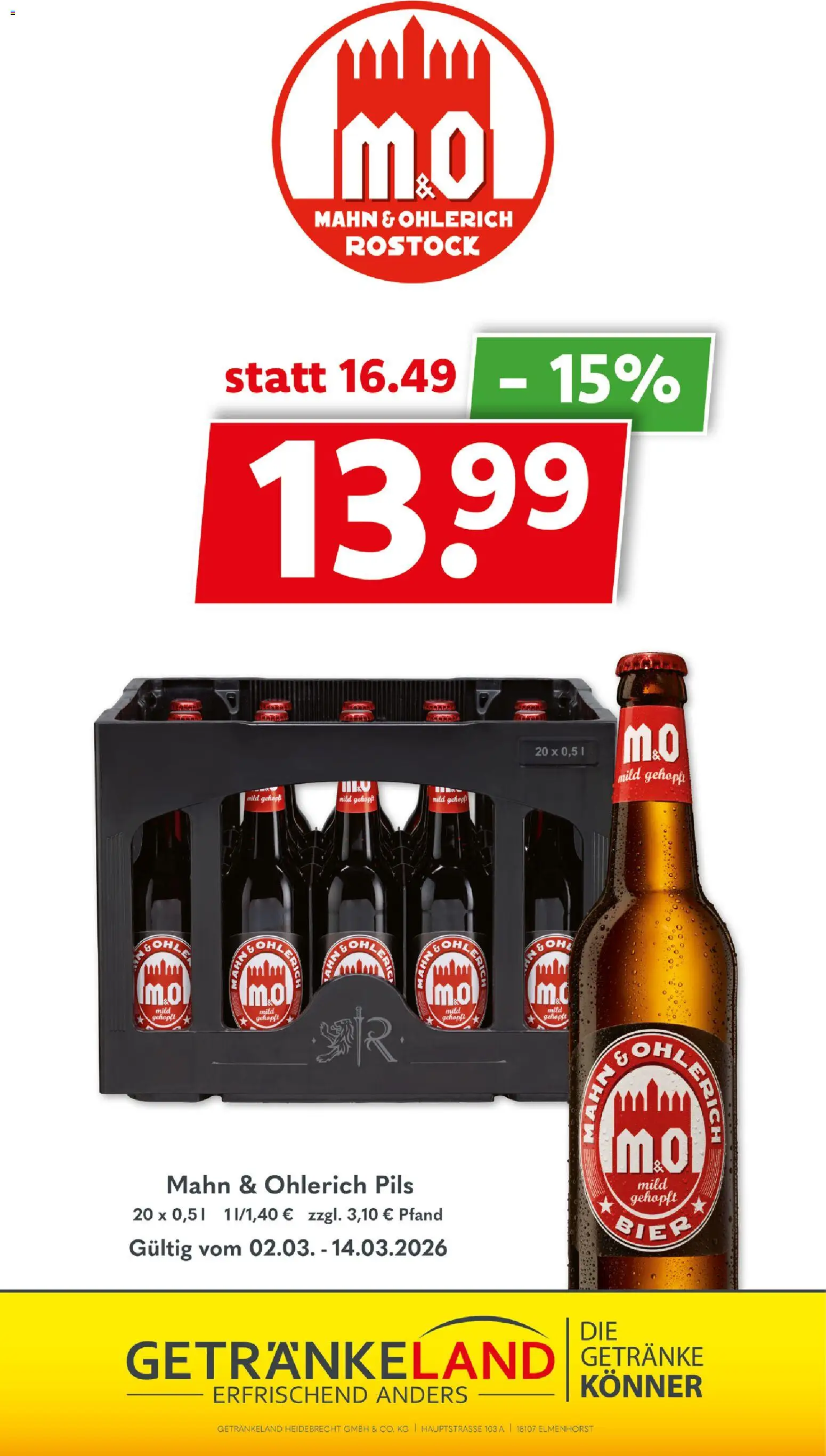 Getränkeland Prospekt 	 – gültig ab 02.03.2026 | Seite: 7 | Produkte: Bier, Pils